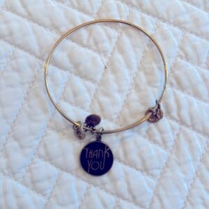 Alex and Ani thank you bracelet
